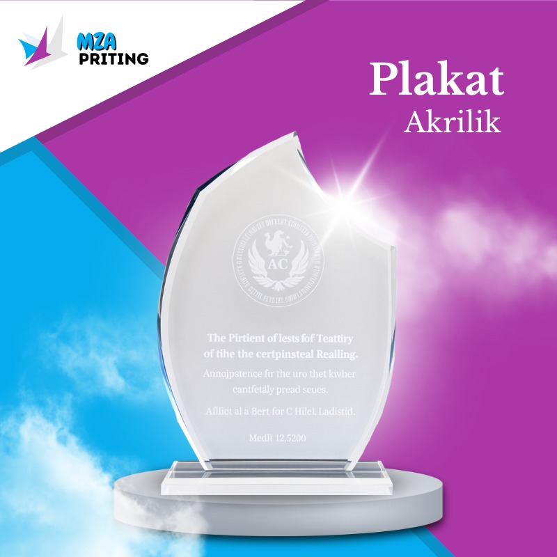 Plakat Akrilik